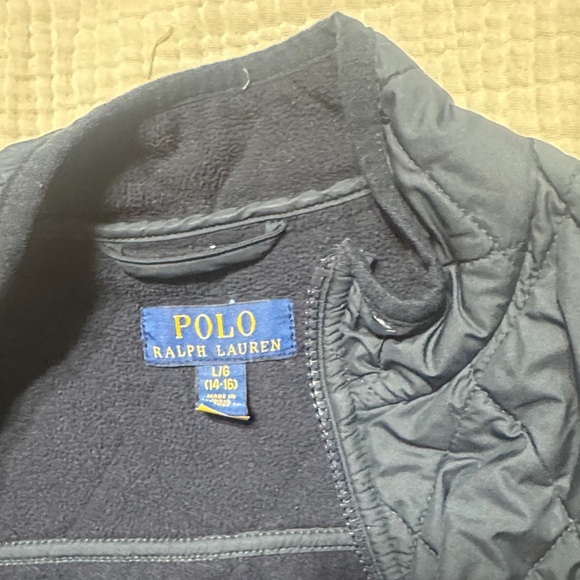 Polo by Ralph Lauren Navy Quilted Vest - Picture 2 of 5